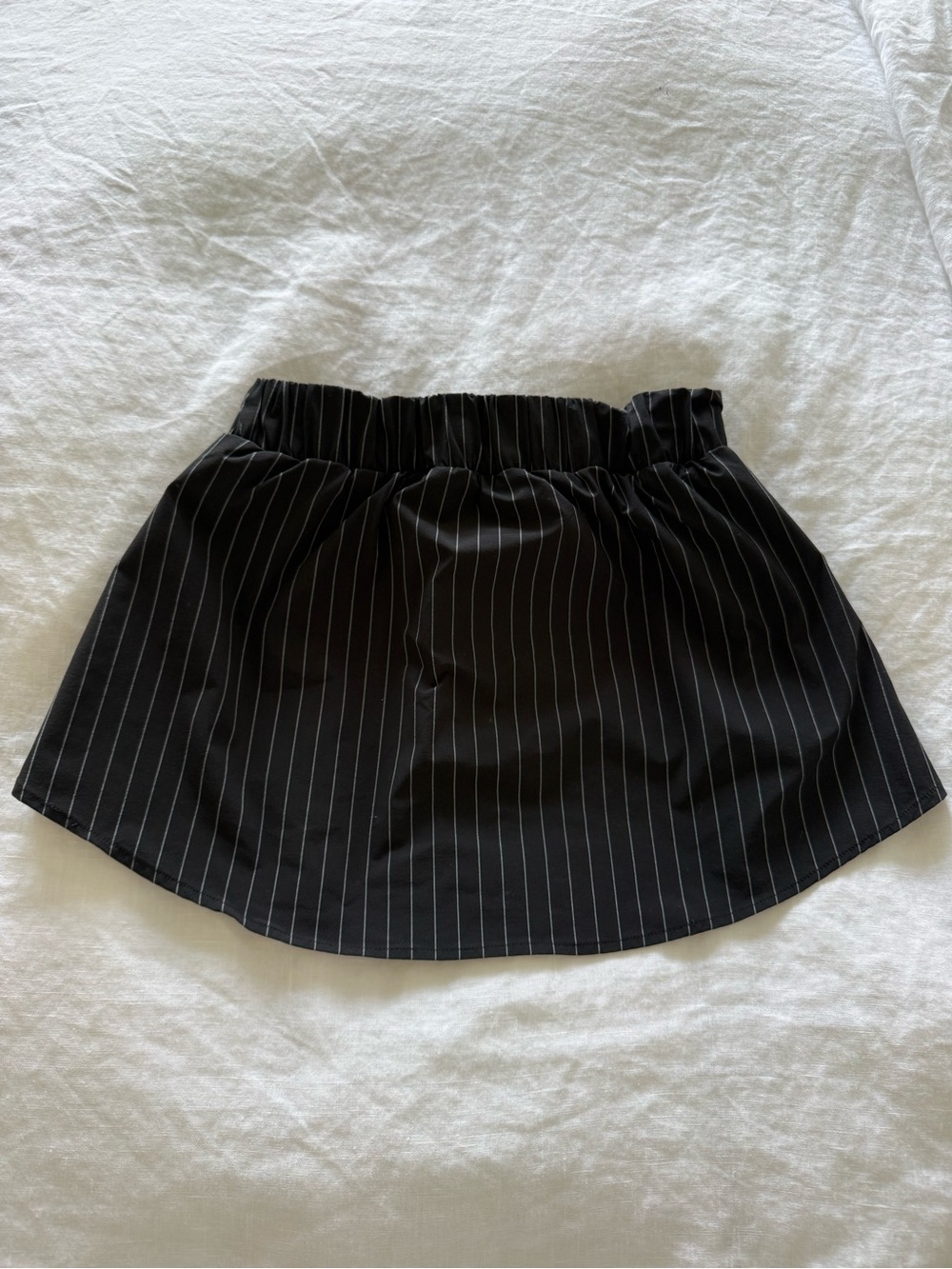 Alo Black Pinstripe Athletic Skort - no longer sold by alo! - Picture 3 of 4